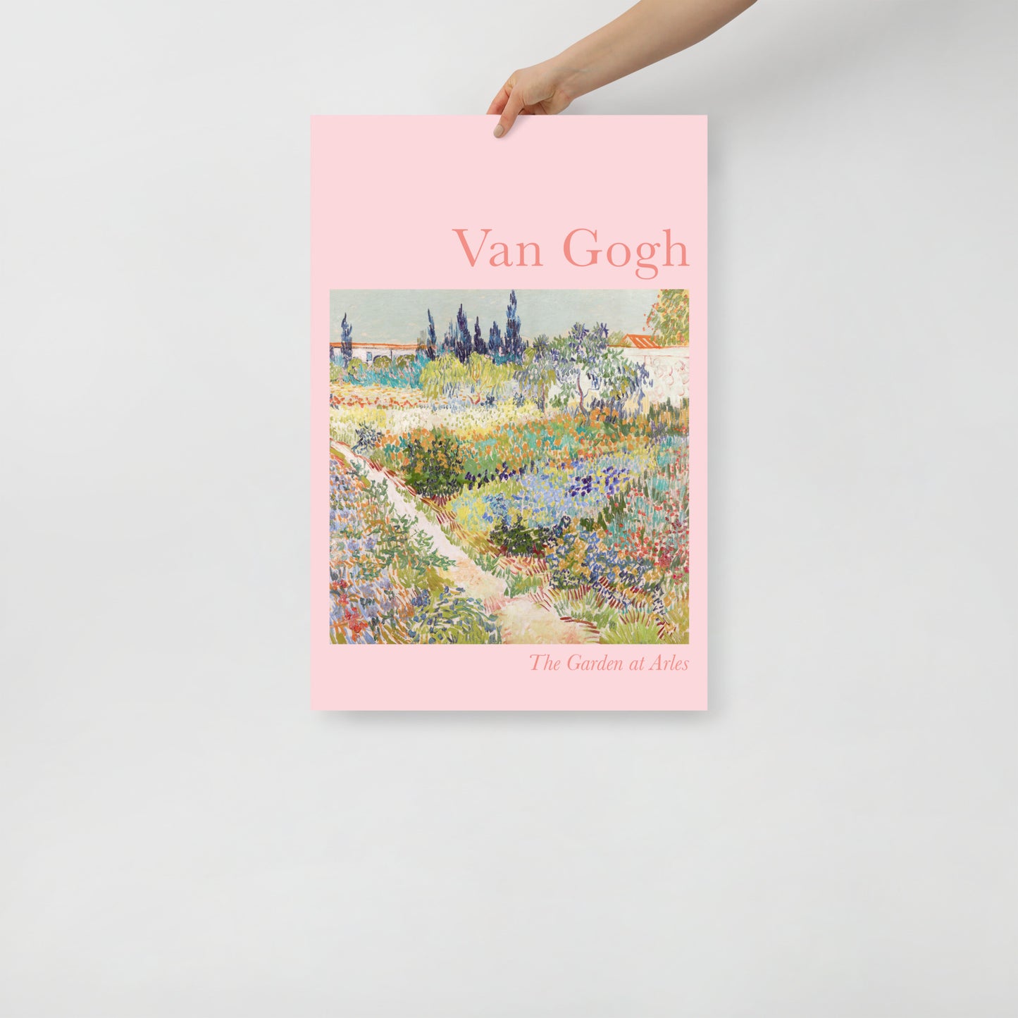 Van Gogh Arles Pink Wall Poster Print