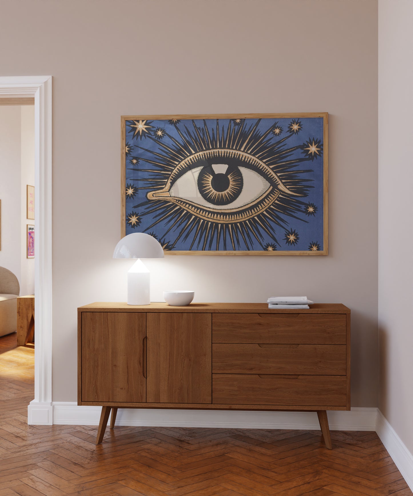 All Seeing Evil Eye Wall Poster