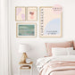 Bedroom Set of Four Printable Posters