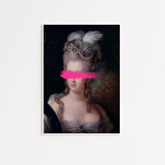 Marie-Antoinette Altered Art Poster