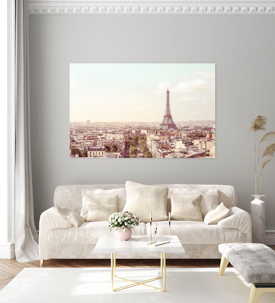 Paris Eiffel Tower Skyline Canvas - Ready to hang