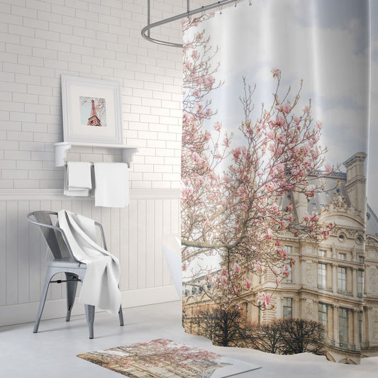 Spring Time in Paris Shower Curtain