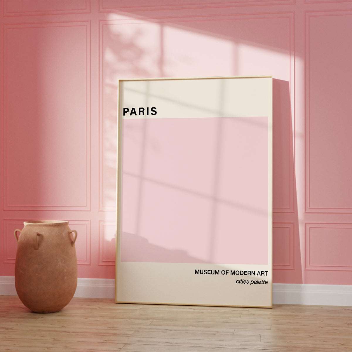 Cities Colour Card Collection - Paris Poster