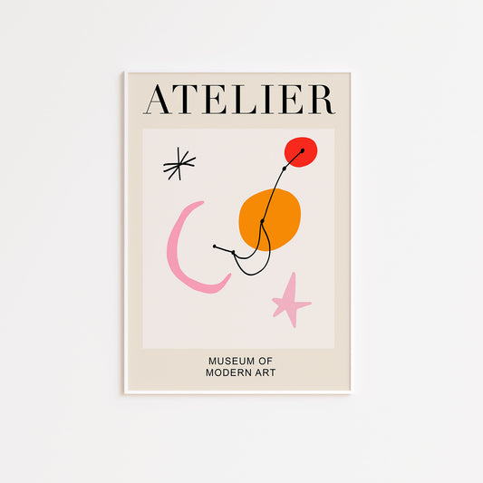 Atelier Modern Art Wall Print Poster