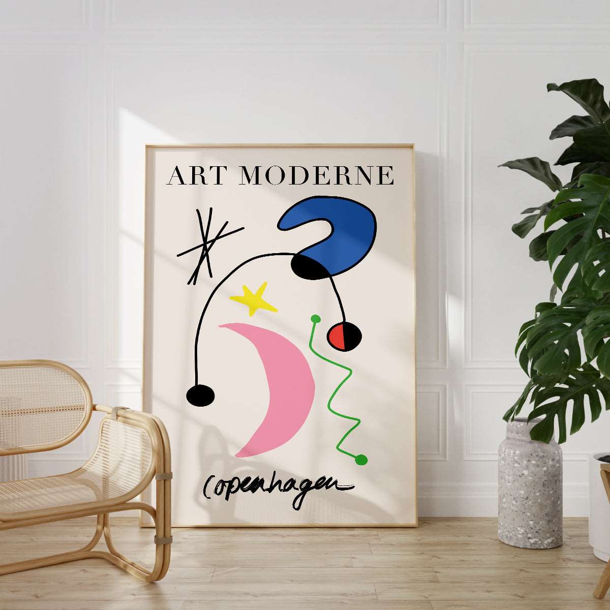 Colourful Abstract Art Poster Print