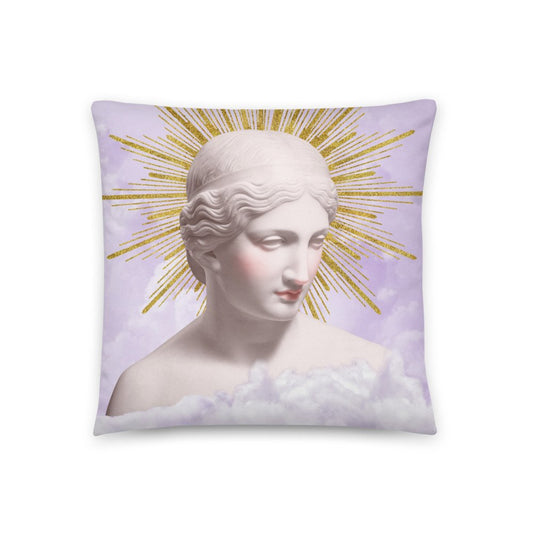 Gold Goddess Ancient Aesthetic Pillow Cushion