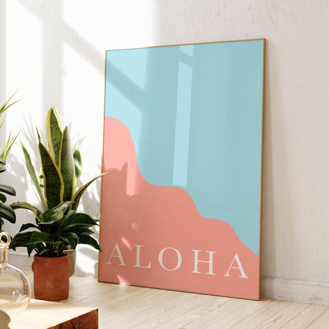 Aloha Abstract Wall Poster