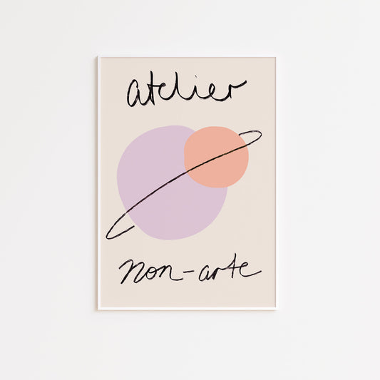Abstract Nordic Pastel Poster