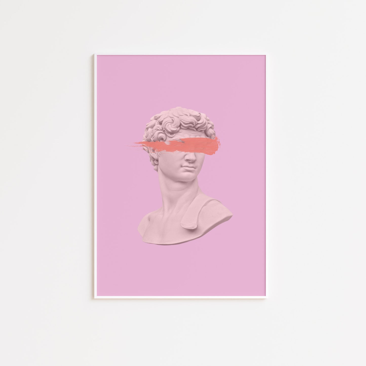 David Pink Aesthetic Poster