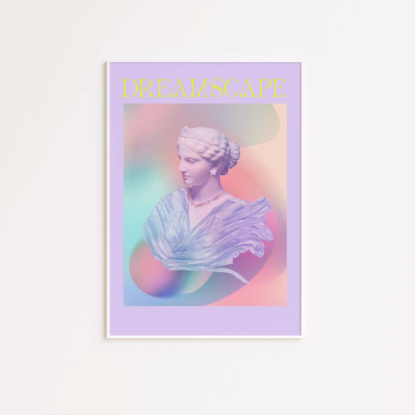 Purple Goddess Art Poster