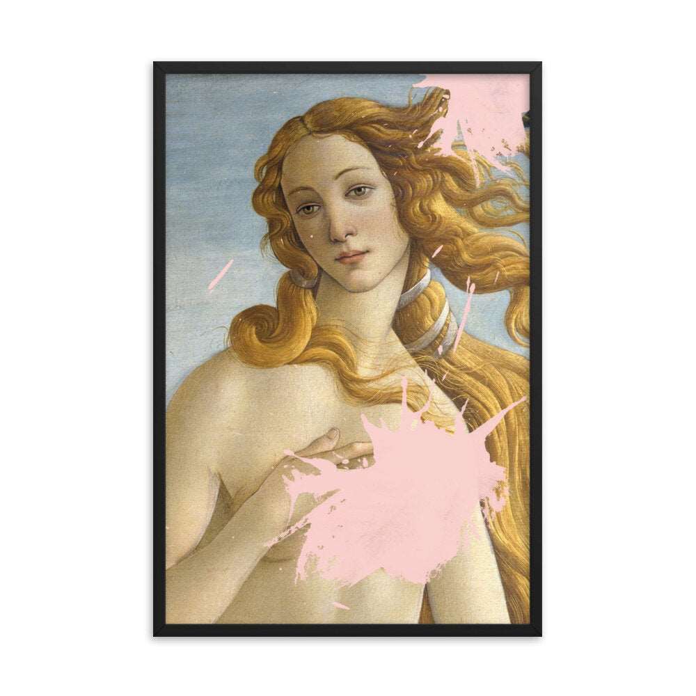 Framed Venus print