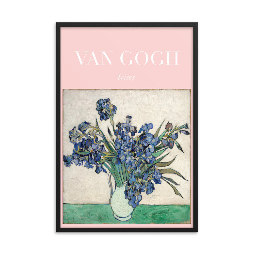 Van Gogh Pink Wall Poster