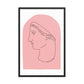 Greek Bust of a Woman Poster