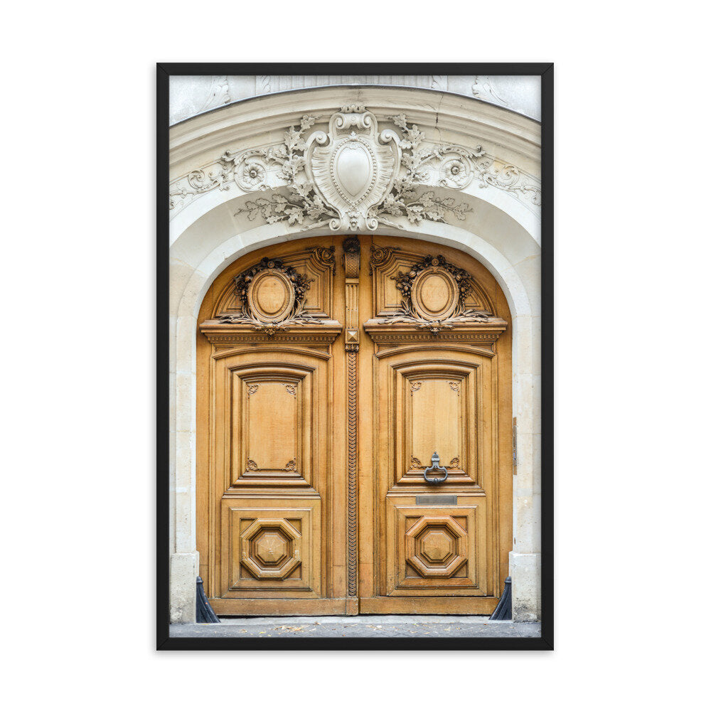 Paris Beige Doors Wall Poster