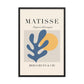Matisse Inspired Blue and Yellow Poster