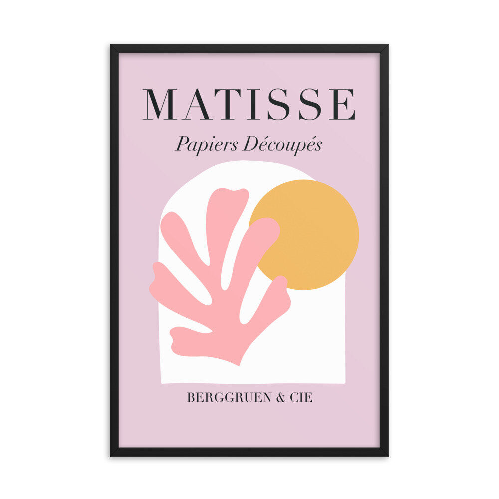 Matisse Inspired Exhibition-Style Wall Poster Print
