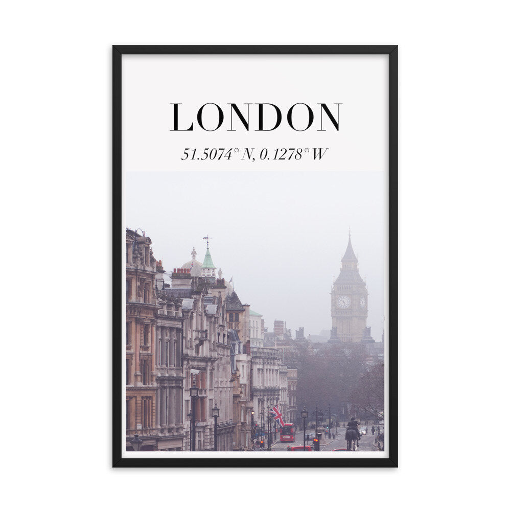 London Photographic Travel Poster Print
