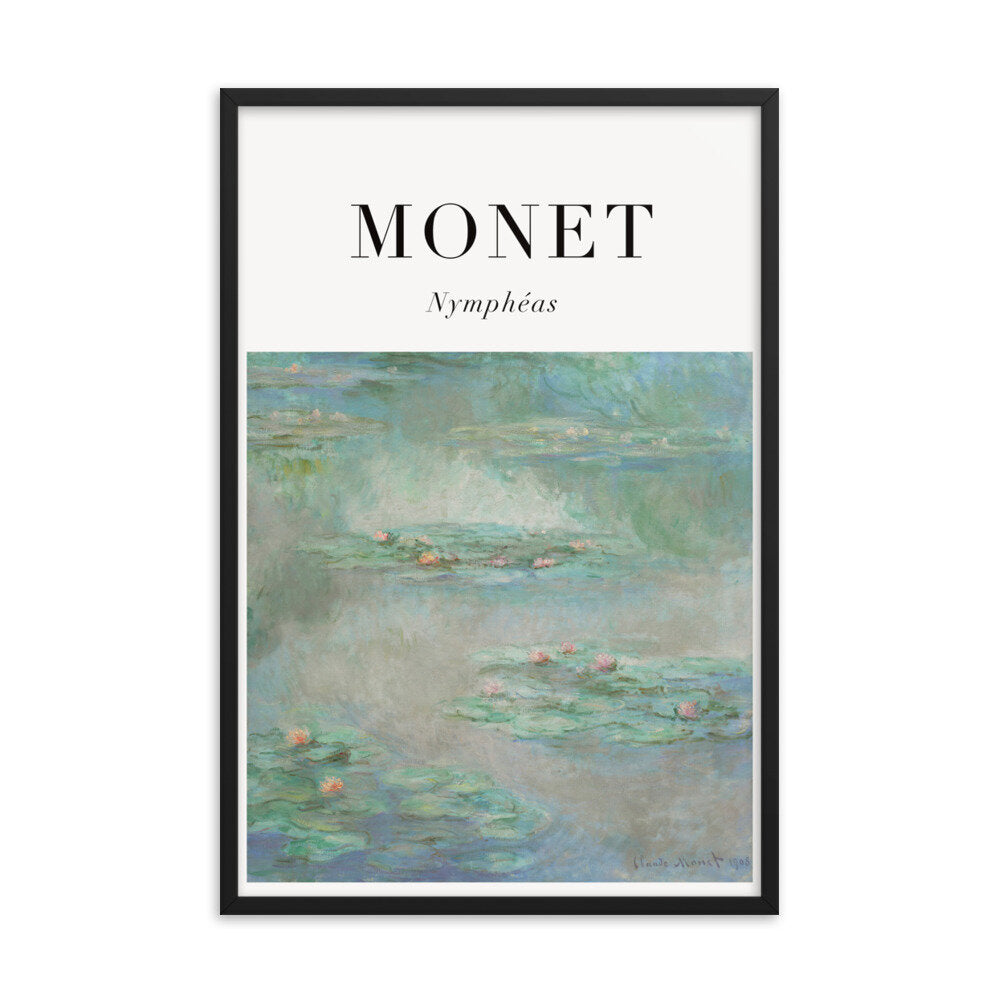 Monet Nympheas Wall Poster Print