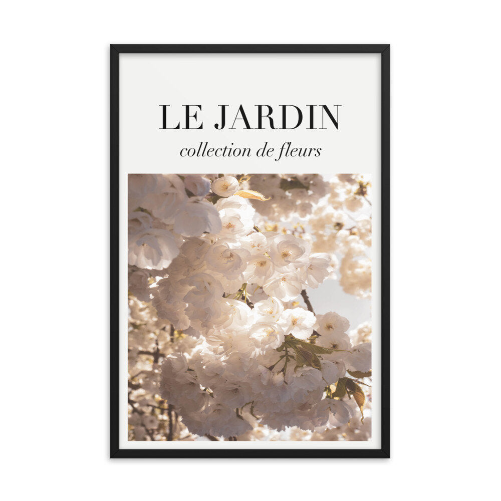 Le Jardin Floral Poster