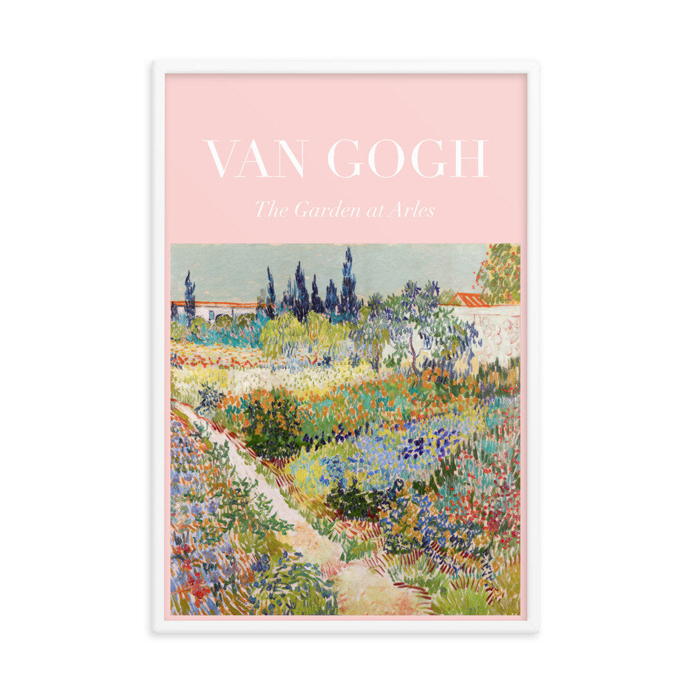 Pink Van Gogh Poster