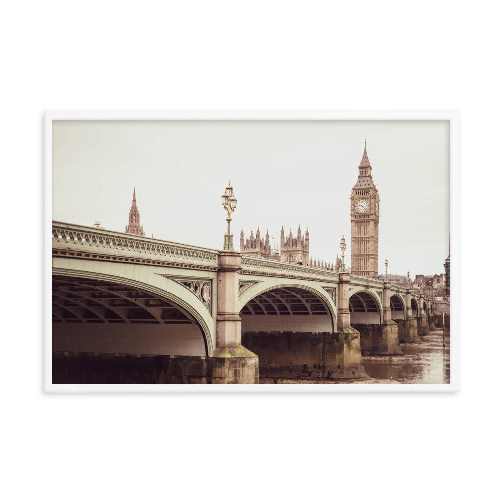 London Westminster Bridge Photographic Poster