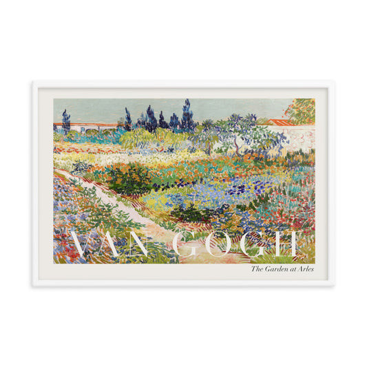 Van Gogh 'The Garden at Arles' Landscape Poster