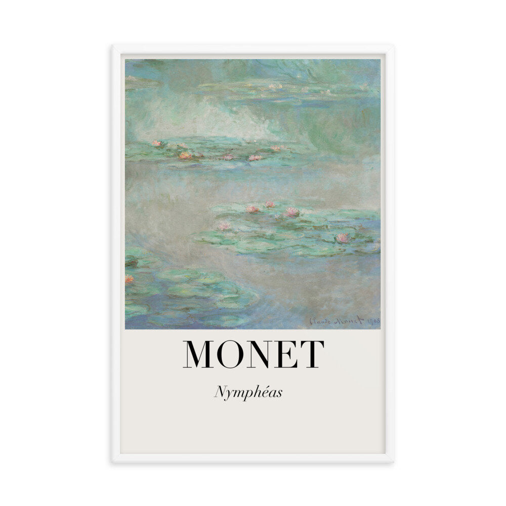 Monet Nympheas Exhibition Wall Poster