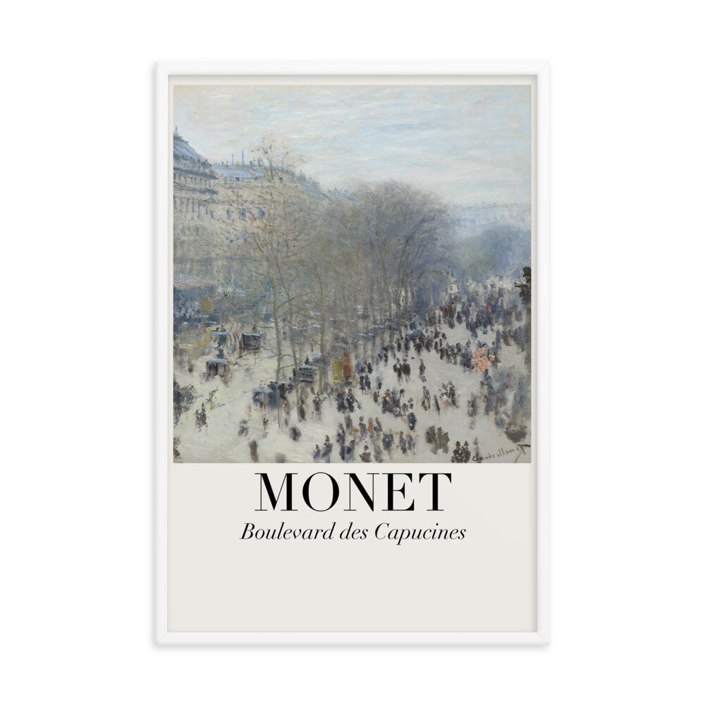 Monet Exhibition Wall Poster Print