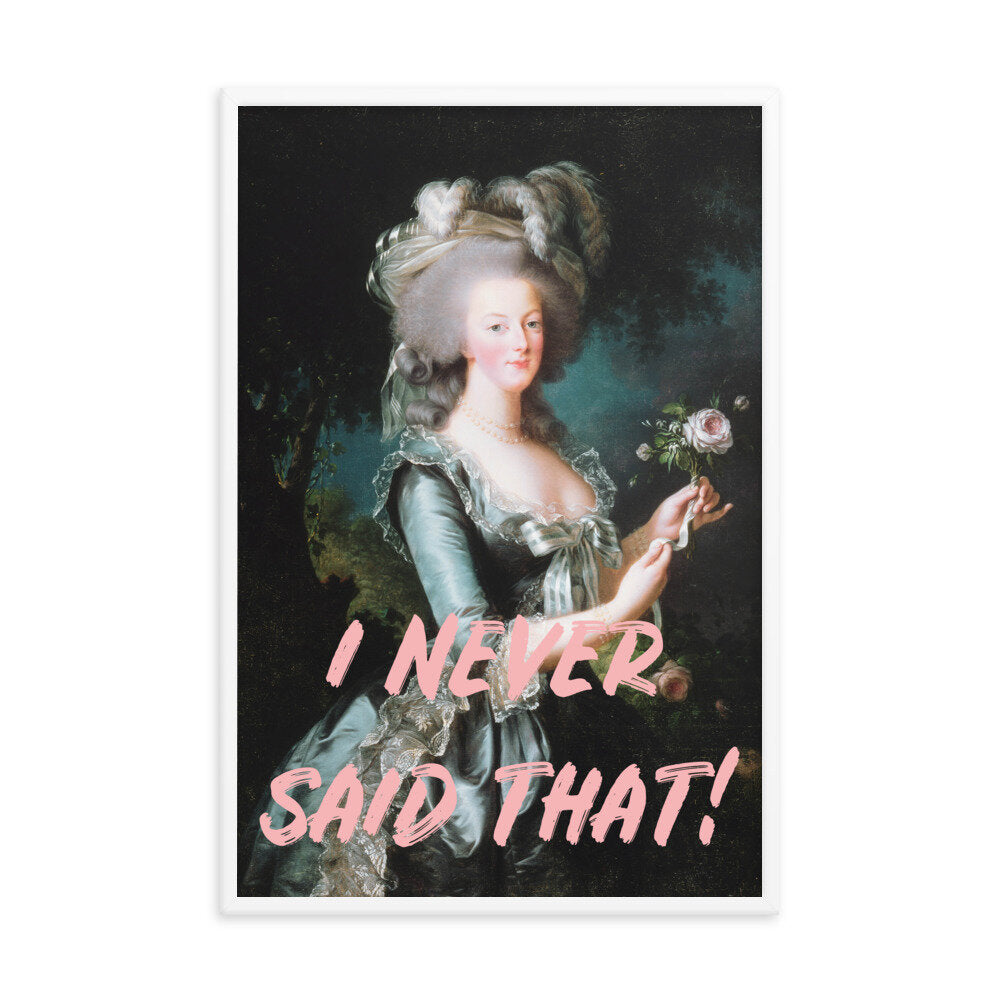 Marie-Antoinette Altered Art Wall Poster