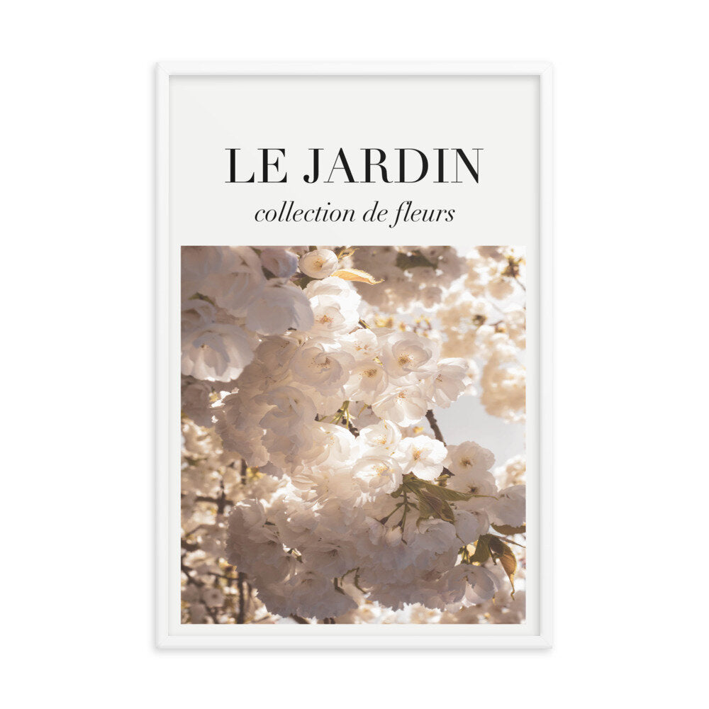 Le Jardin Floral Poster