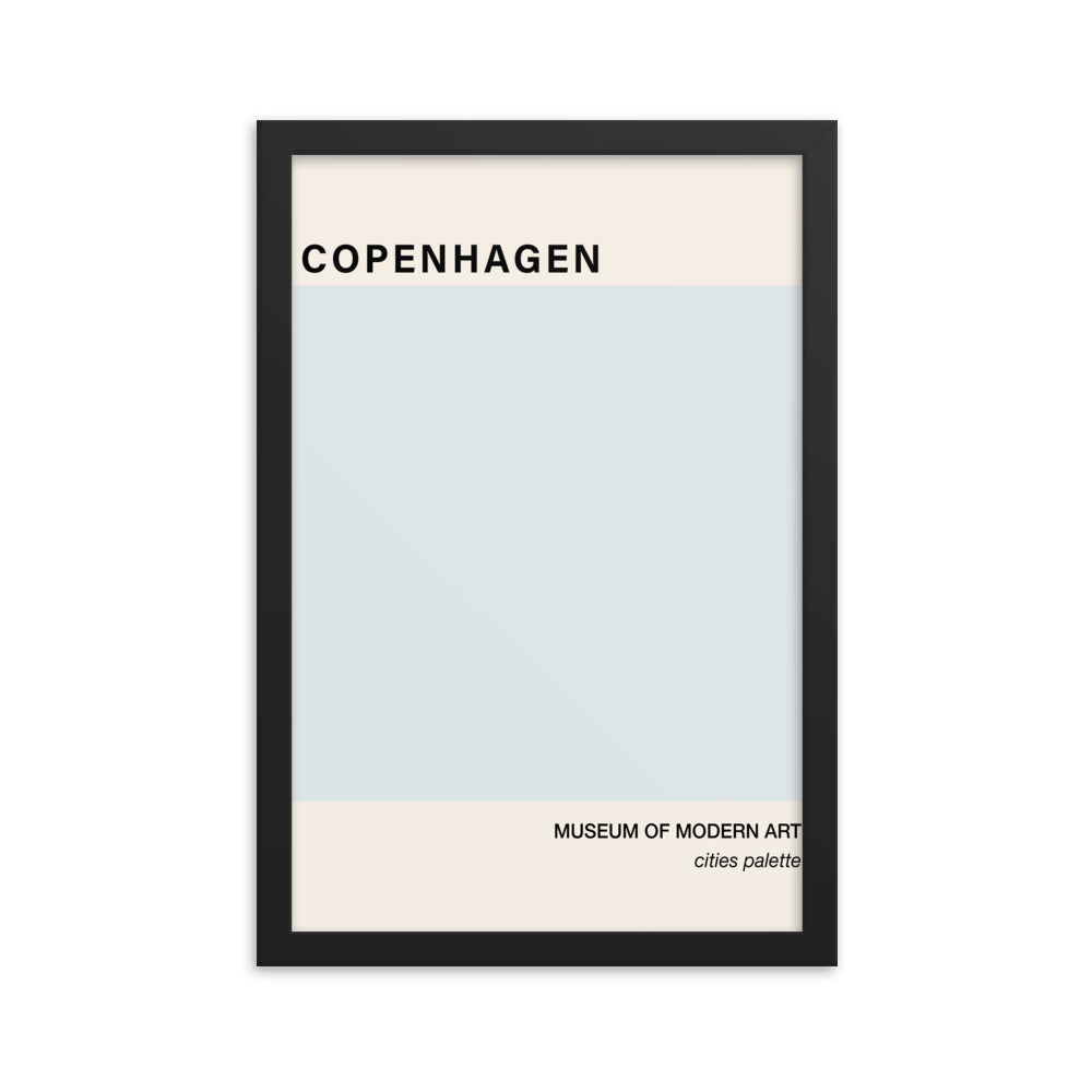 Cities Colour Card Collection - Copenhagen Poster