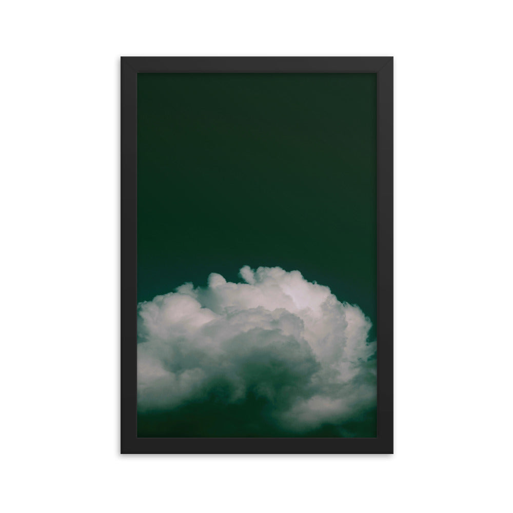 Emerald Green Cloud Poster