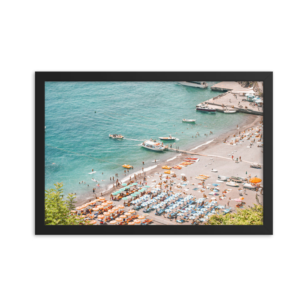 Positano Beach Photographic Poster