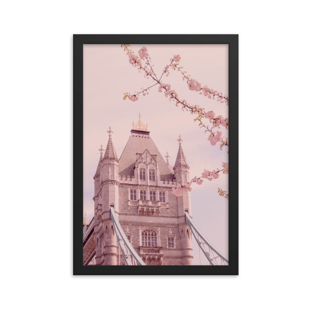 Purple Tower Bridge London Wall Poster