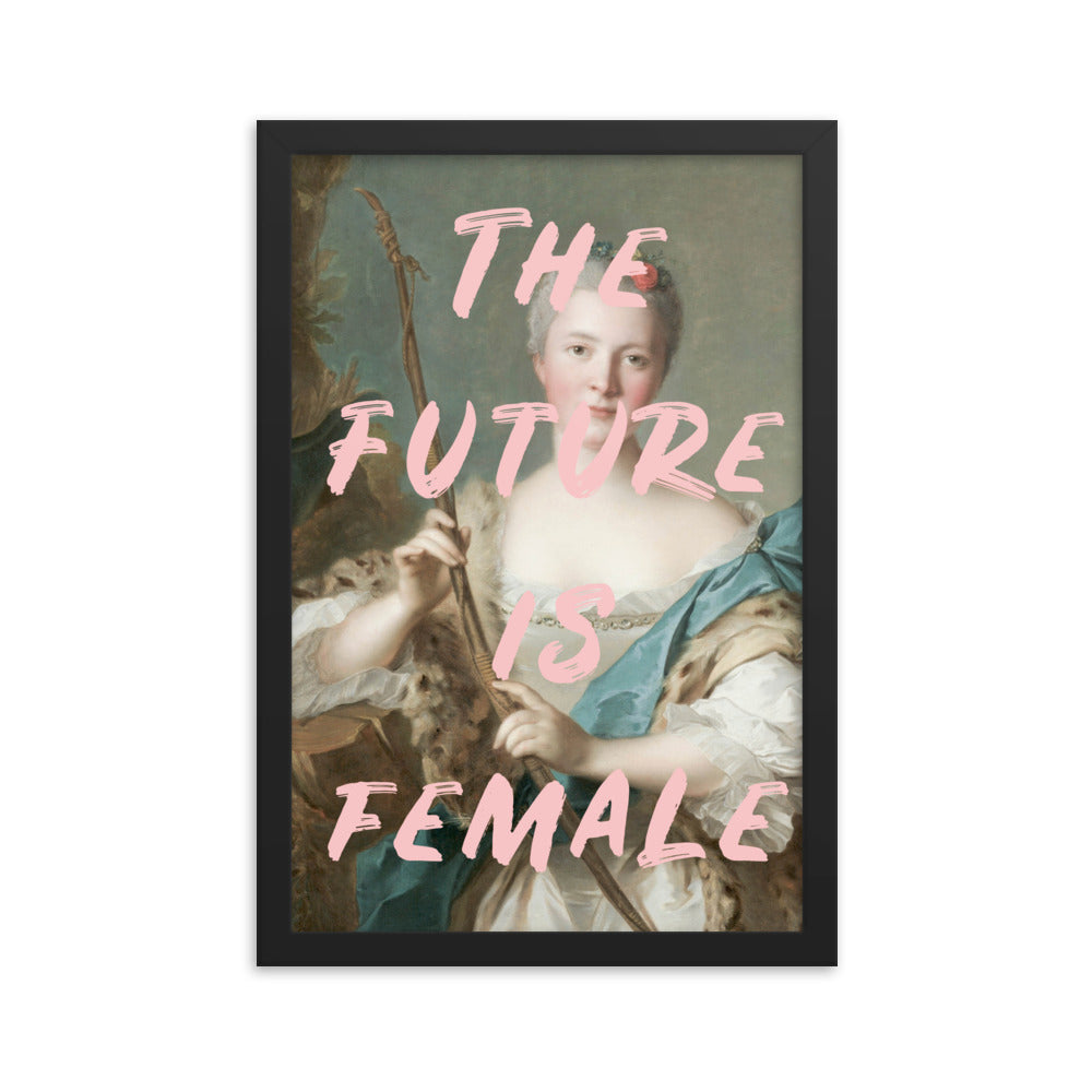 The Future Is Female Wall Poster Print