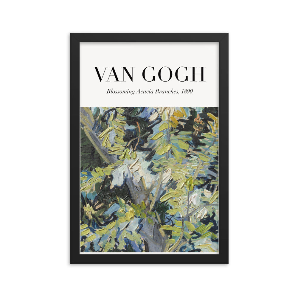 Van Gogh Poster Wall Print - Green and Blue