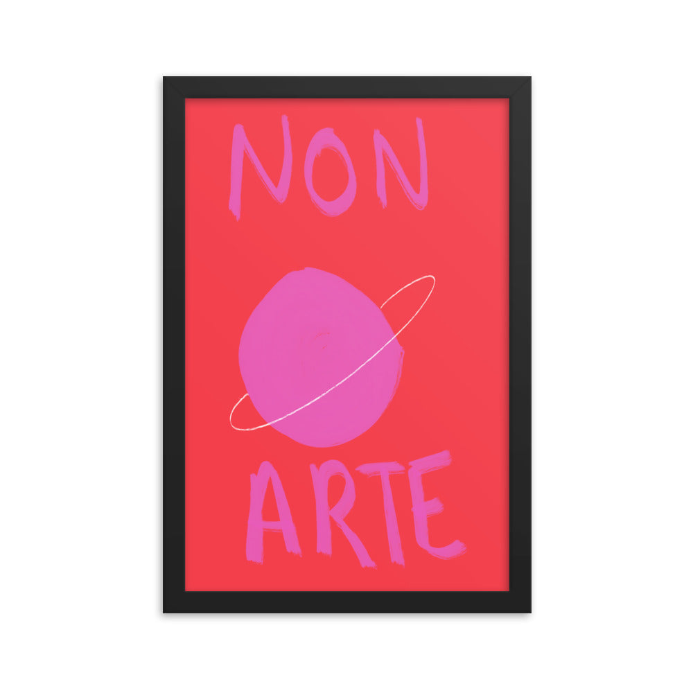 Abstract Saturn Wall Poster Print