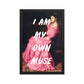 Pink I Am My Own Muse Poster