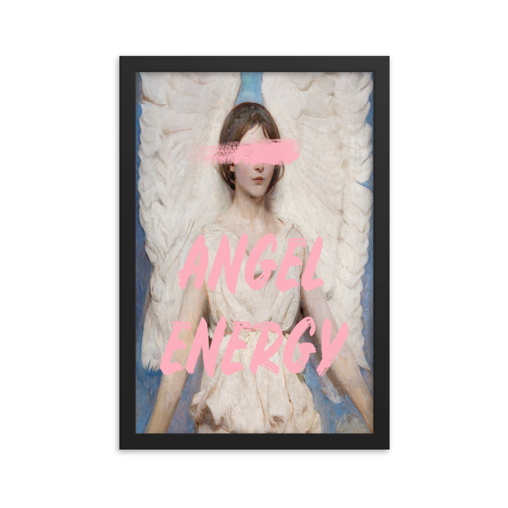 Pink Angel Energy Poster