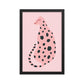Illustrated Leopard Wall Poster