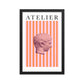 Atelier Pink and Orange Ancient Poster