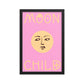 Pink Moon Child Celestial Poster