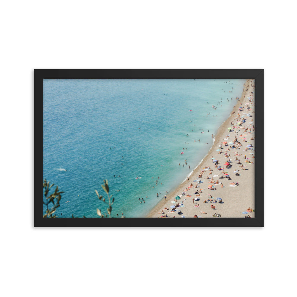 Summer Swimming Riviera Poster