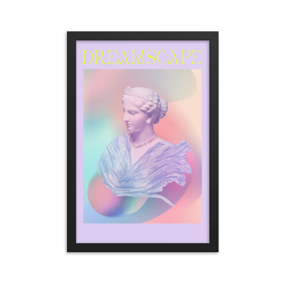 Purple Goddess Art Poster