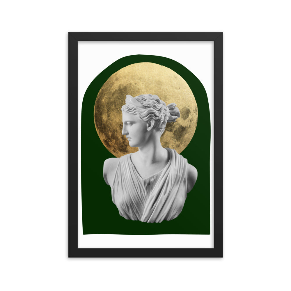 Emerald and Gold Artemis Poster
