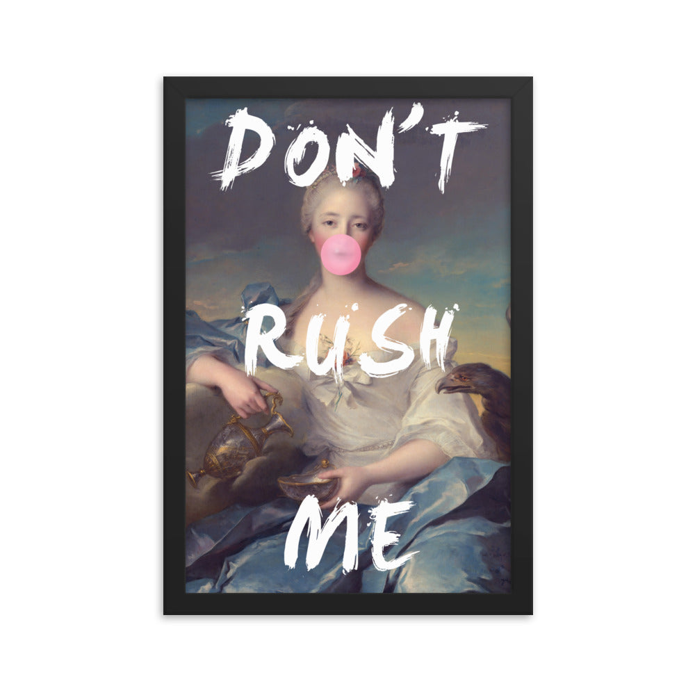 Altered Art Don't Rush Me Poster