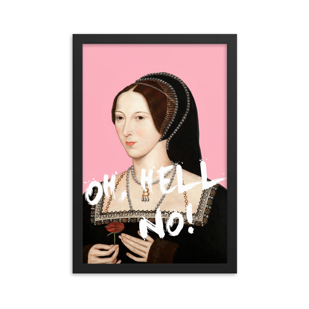 Pink Anne Boleyn Poster Print
