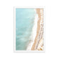 French Riviera Aerial Beach Photographic Wall Poster Print