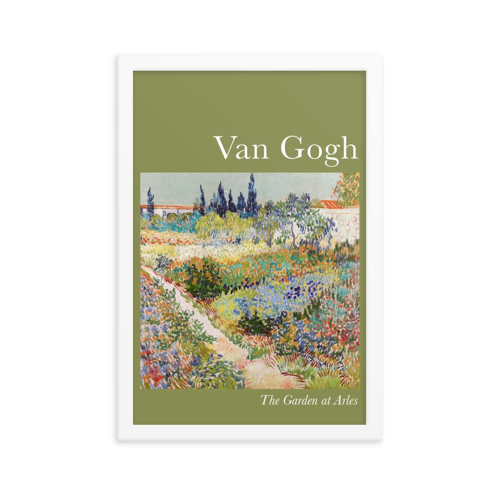 Green Van Gogh Wall Poster