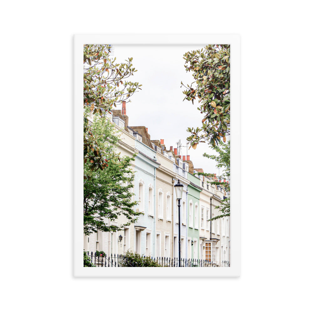 London Houses Photographic Poster
